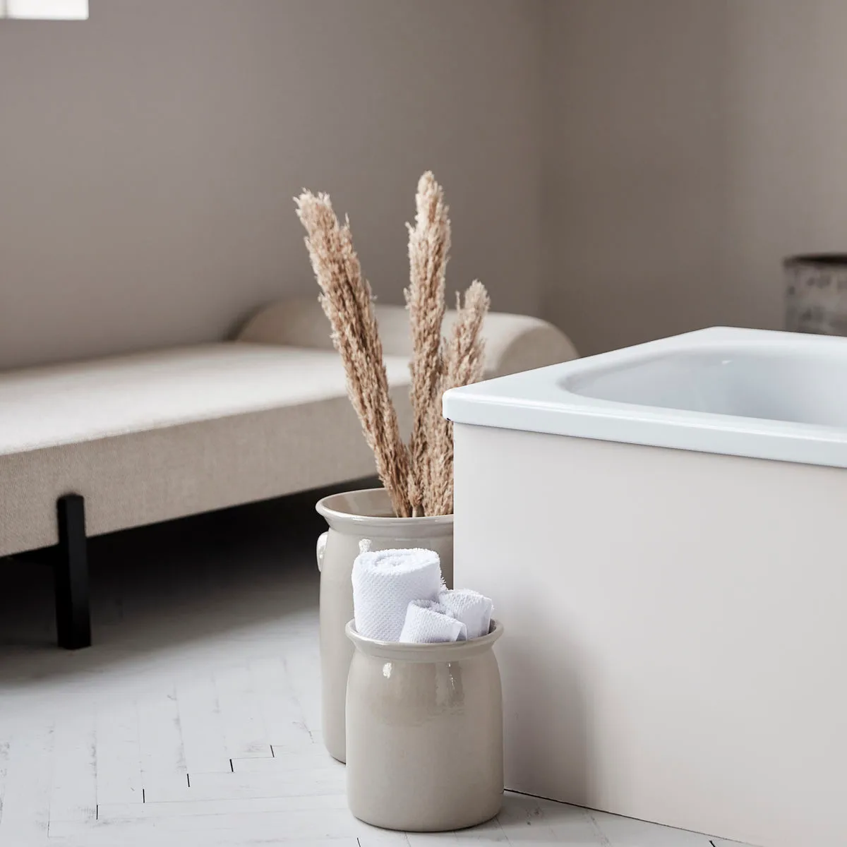 Meraki słoik 24 cm, Szary Meraki