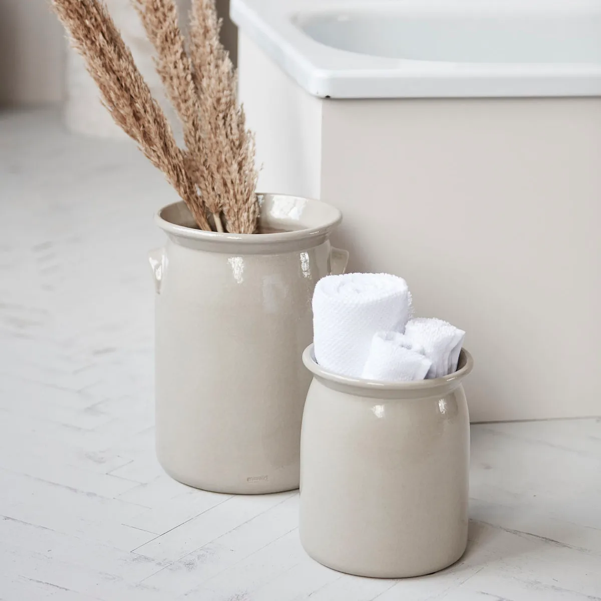 Meraki słoik 24 cm, Szary Meraki