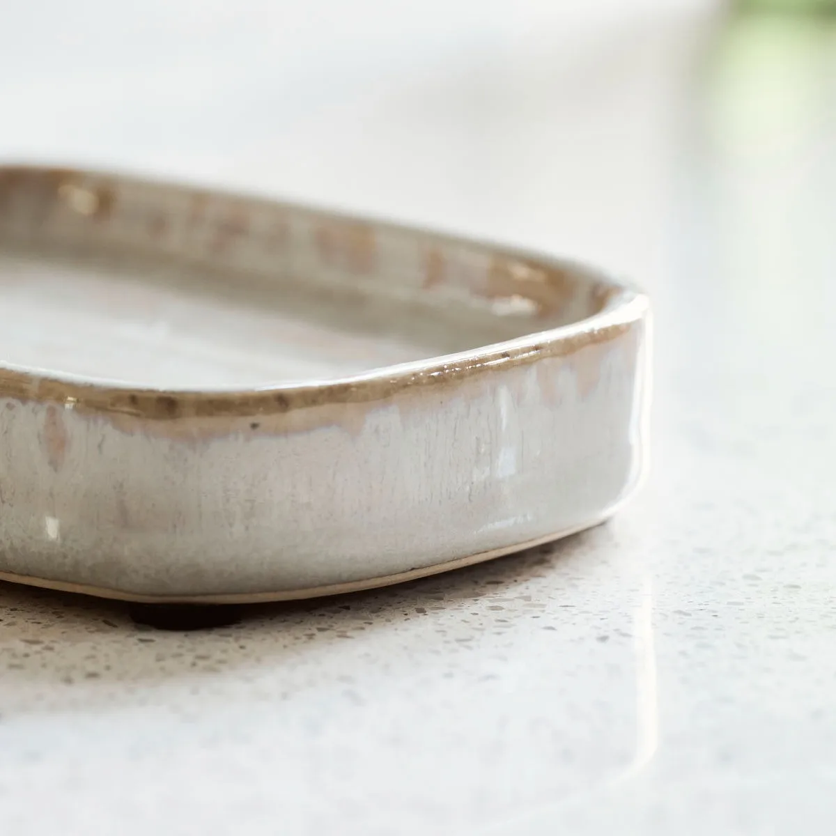 Mydelniczka Datura 8x12 cm, Shellish grey Meraki