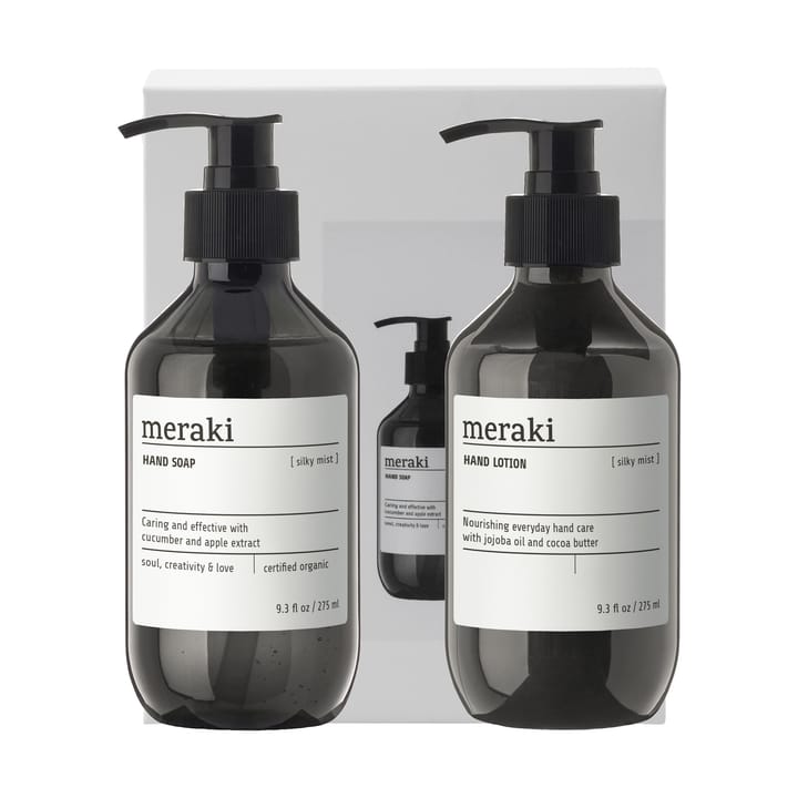 Mydło i balsam do rąk Meraki, zestaw prezentowy, Silky Mist Meraki