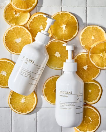 Mydło i balsam do rąk Meraki, zestaw prezentowy - Warm orange - Meraki