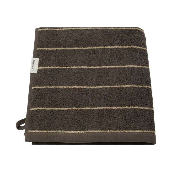 Ręcznik do rąk Stripe 70x140 cm - Army - Meraki