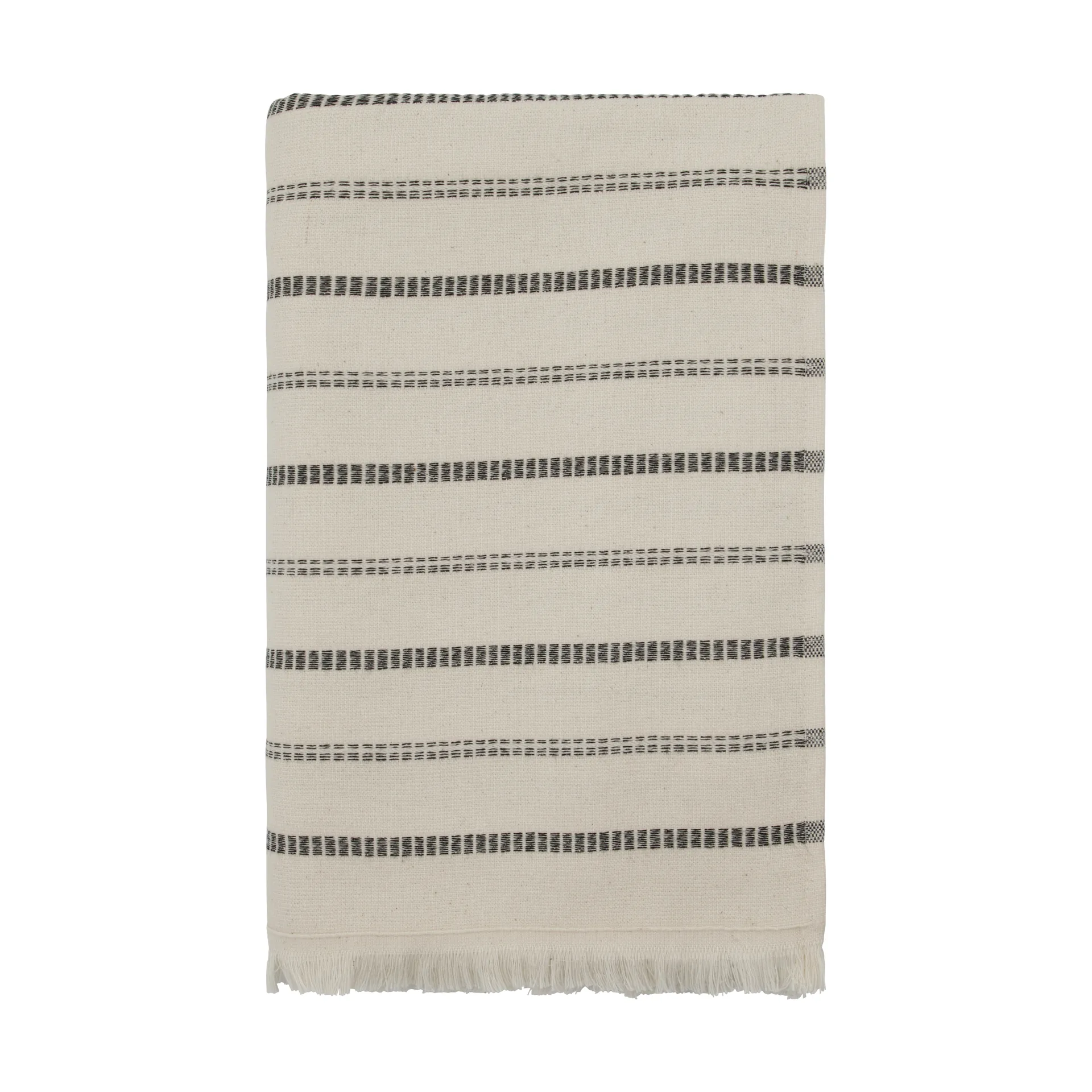 Ręcznik kąpielowy True, Off-White-czarny, 70x140 cm Meraki