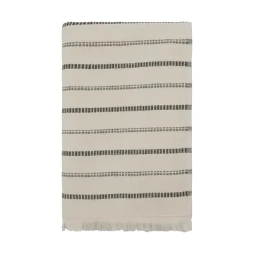 Ręcznik kąpielowy True - Off-White-czarny, 70x140 cm - Meraki