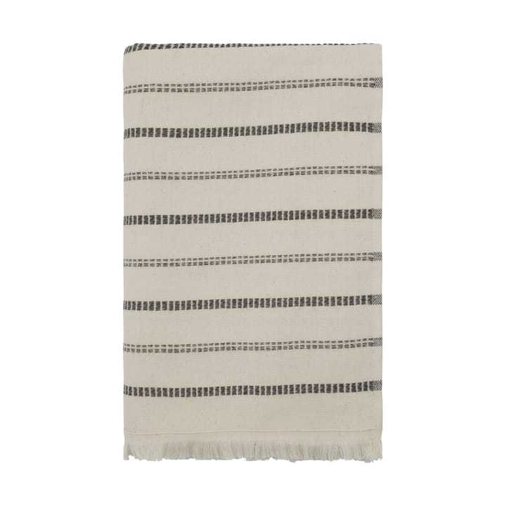 Ręcznik kąpielowy True - Off-White-czarny, 70x140 cm - Meraki