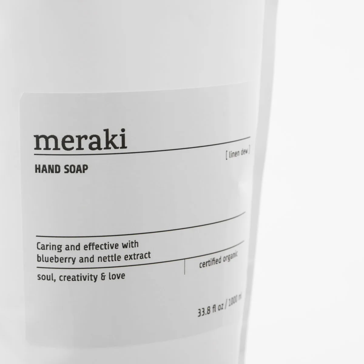 Refill mydła do rąk Meraki 1000 ml, Linen dew Meraki