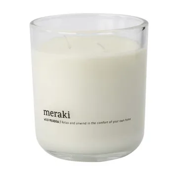 Świeca zapachowa Meraki 60 godz. - Dzika łąka - Meraki