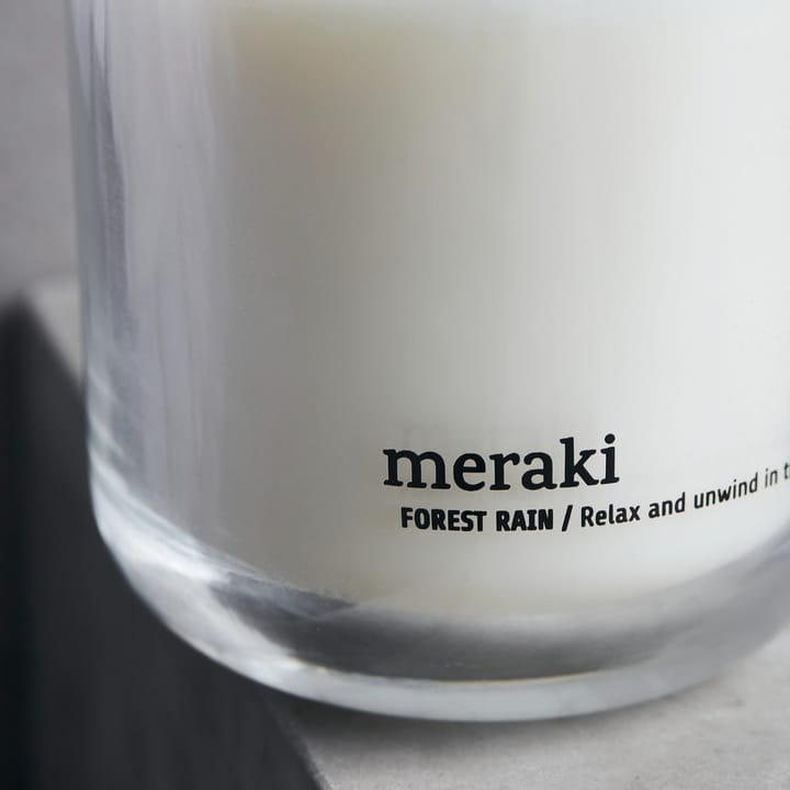 Świeca zapachowa Meraki 60 godz., Forest rain Meraki