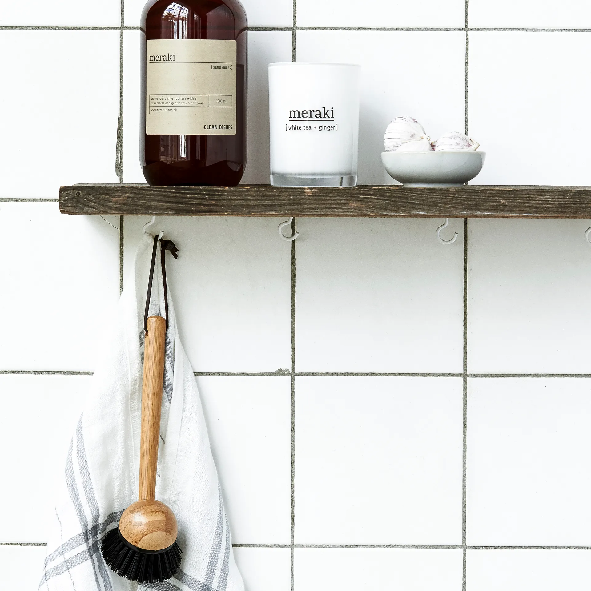 Szczotka do naczyń Meraki, bambus Meraki