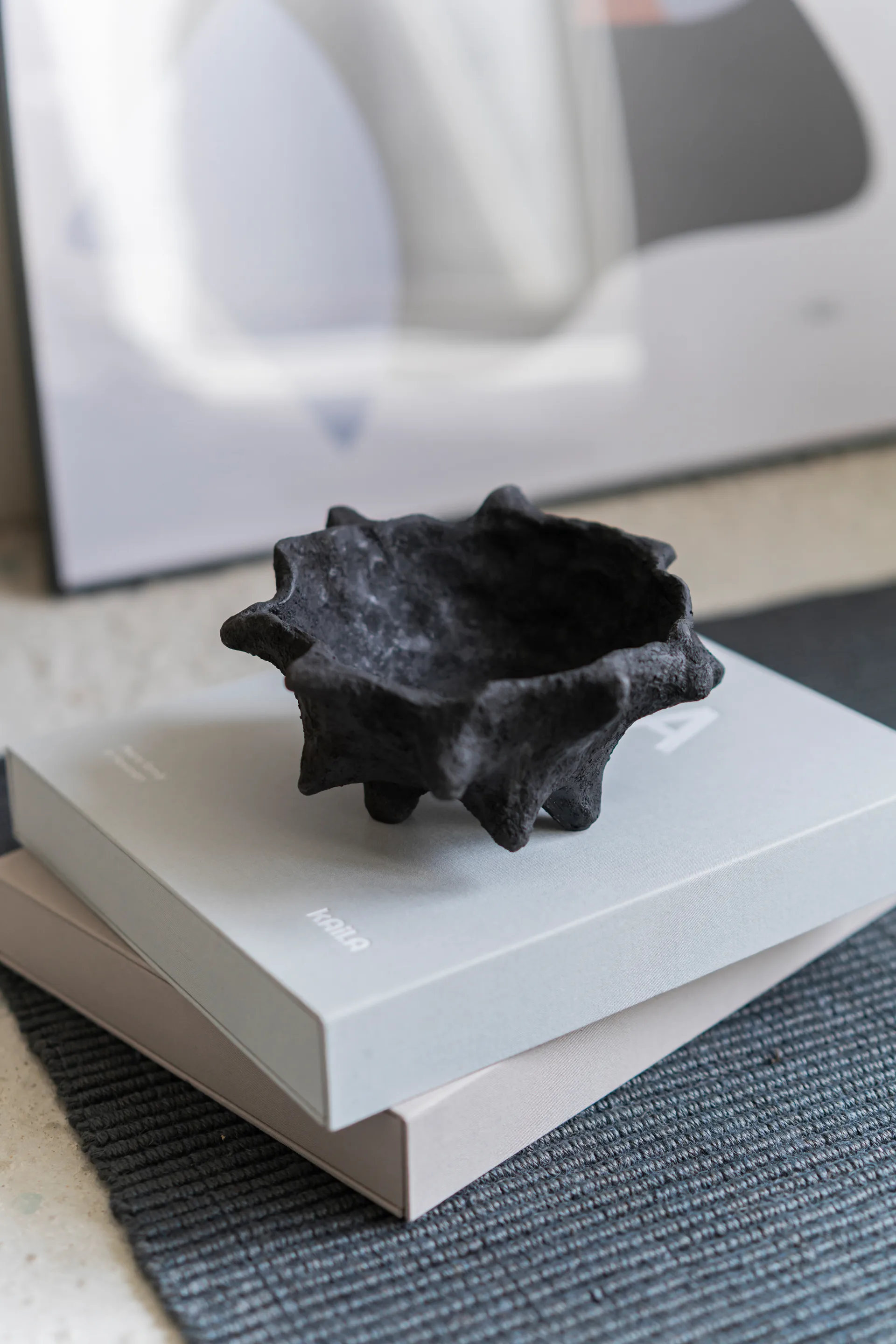 Art piece kasztan Ø20 cm, Black Mette Ditmer