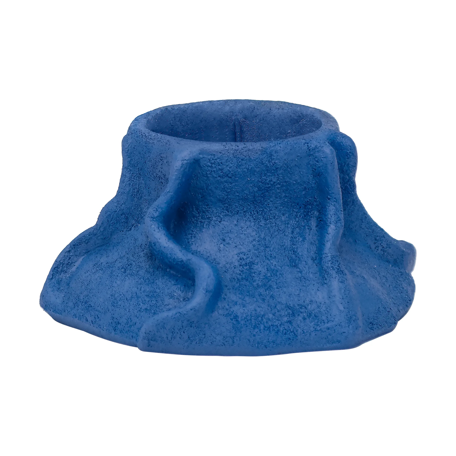 Art Piece lava świecznik Ø12,5 cm, Cobalt Mette Ditmer