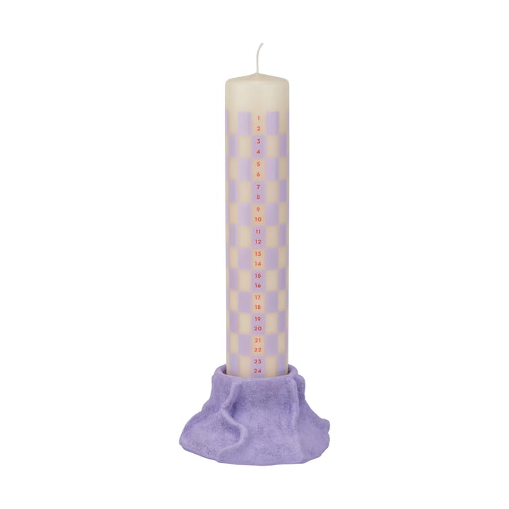 Art Piece lava świecznik Ø12,5 cm, Light lilac Mette Ditmer