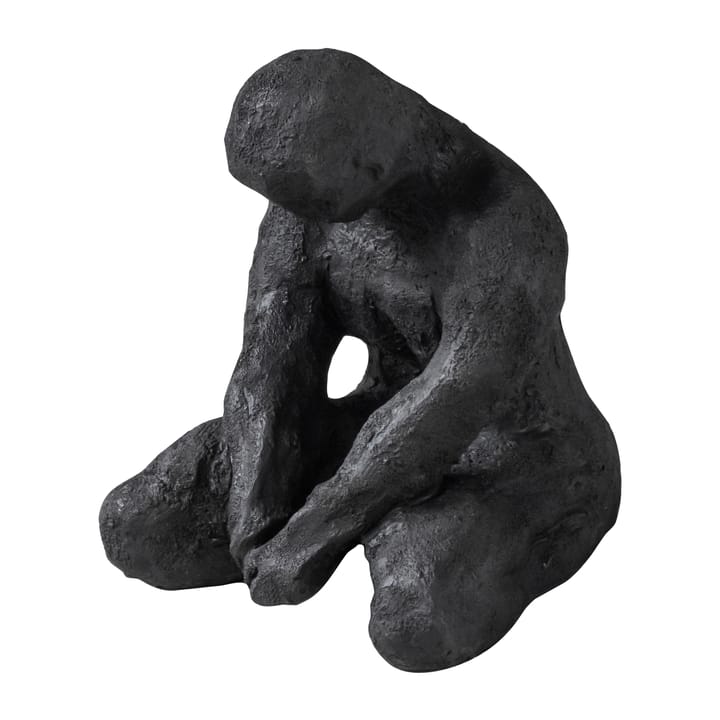 Art piece medytujący mężczyzna 15 cm - Black - Mette Ditmer