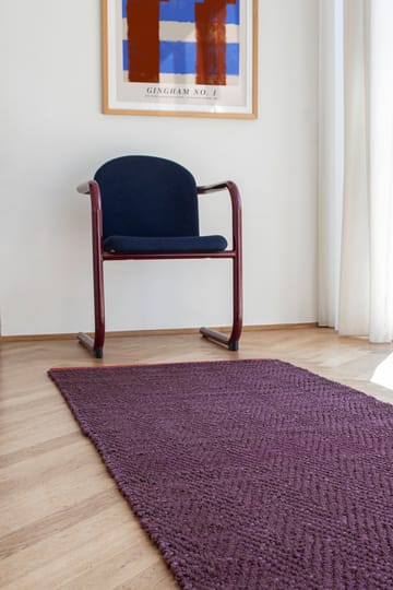 Chodnik Notes 70x150 cm - Wine - Mette Ditmer