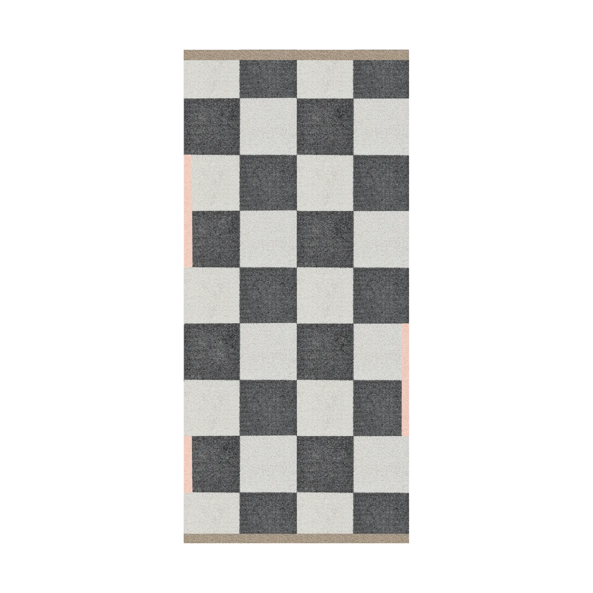 Chodnik Square all-round, Dark grey, 70x150 cm Mette Ditmer