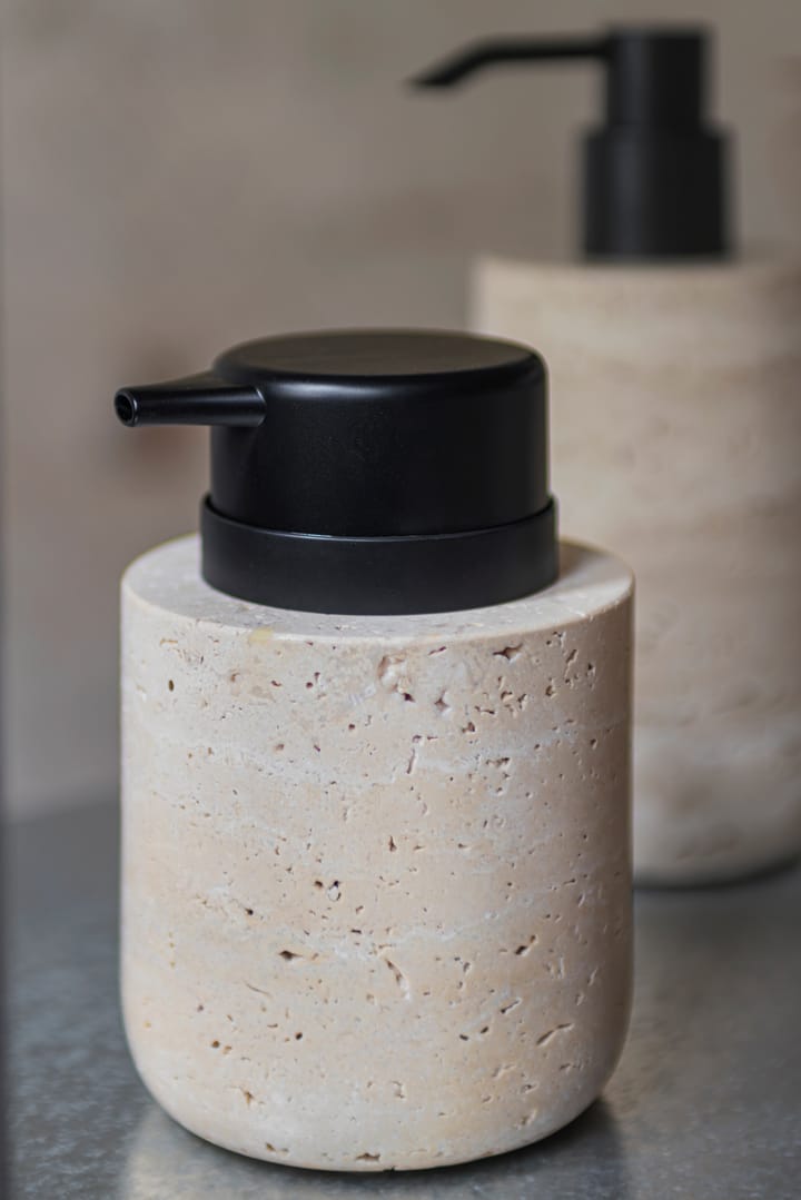 Dozownik do mydła Travertine 12,5 cm, Linen Mette Ditmer