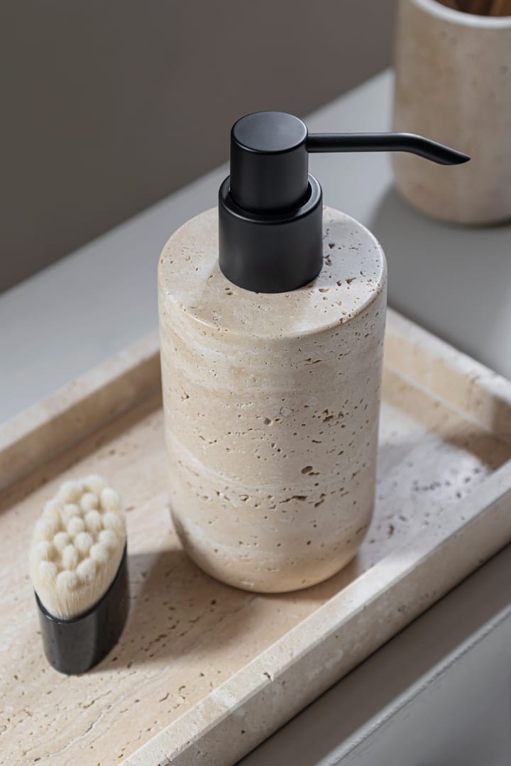 Dozownik do mydła Travertine 17,5 cm, Linen Mette Ditmer
