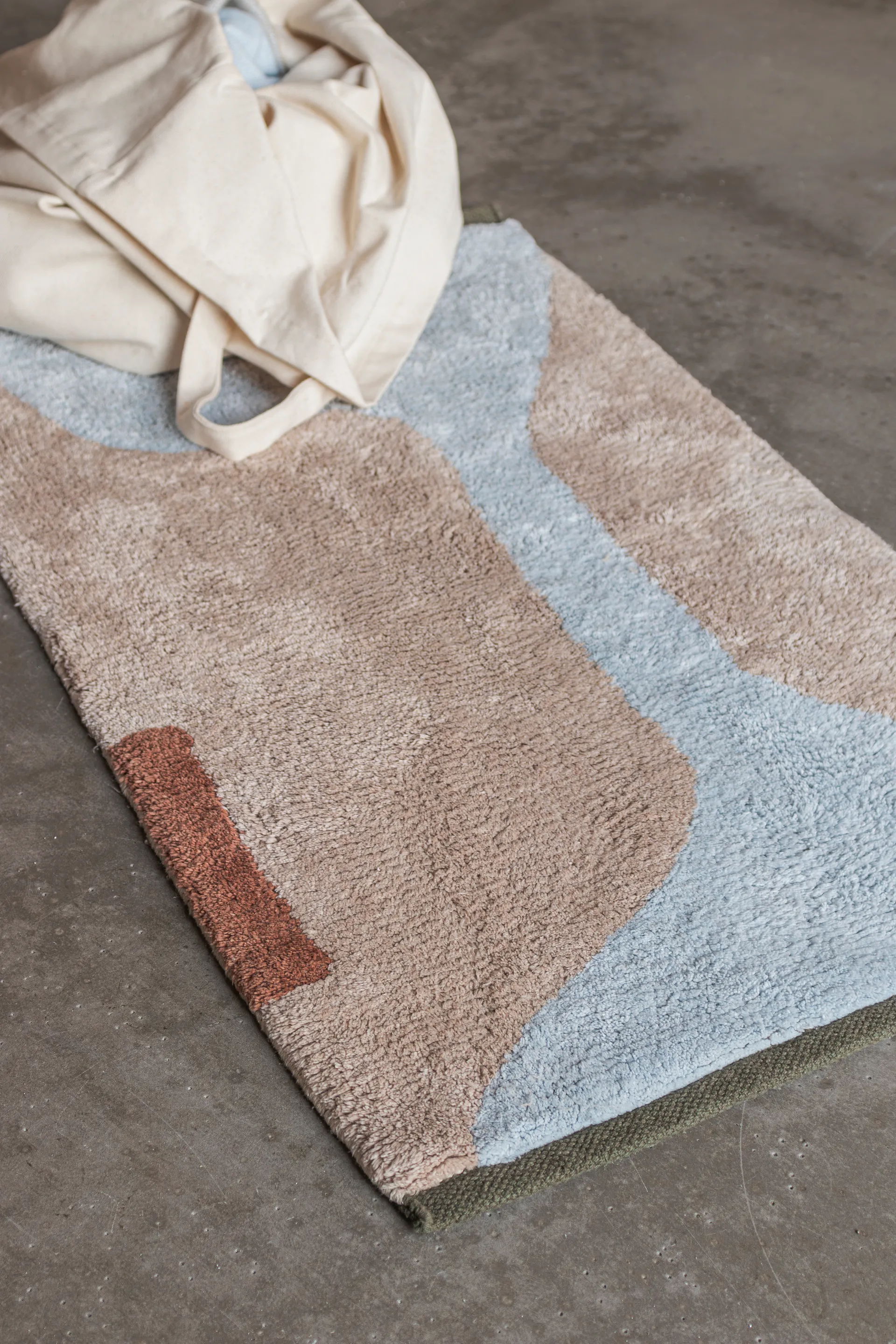 Dywan Figura, Light blue, 50x80 cm Mette Ditmer