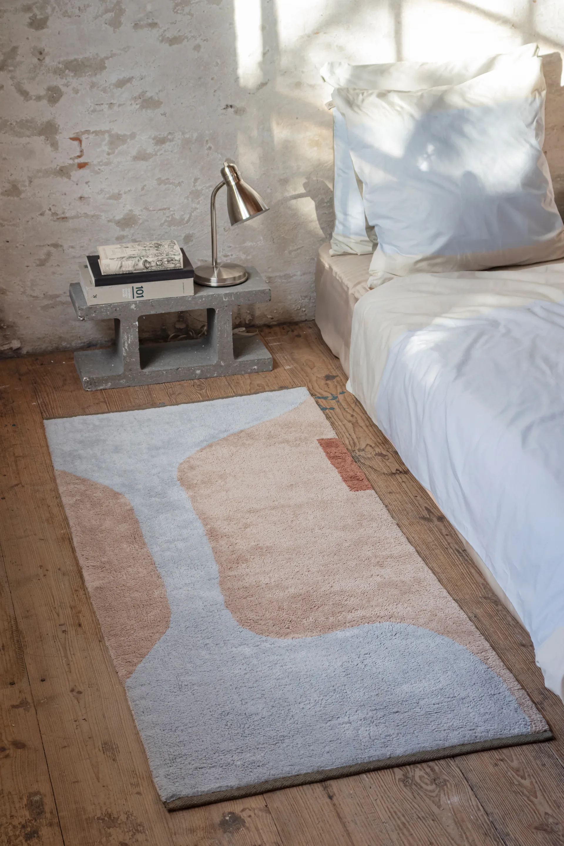 Dywan Figura, Light blue, 70x150 cm Mette Ditmer