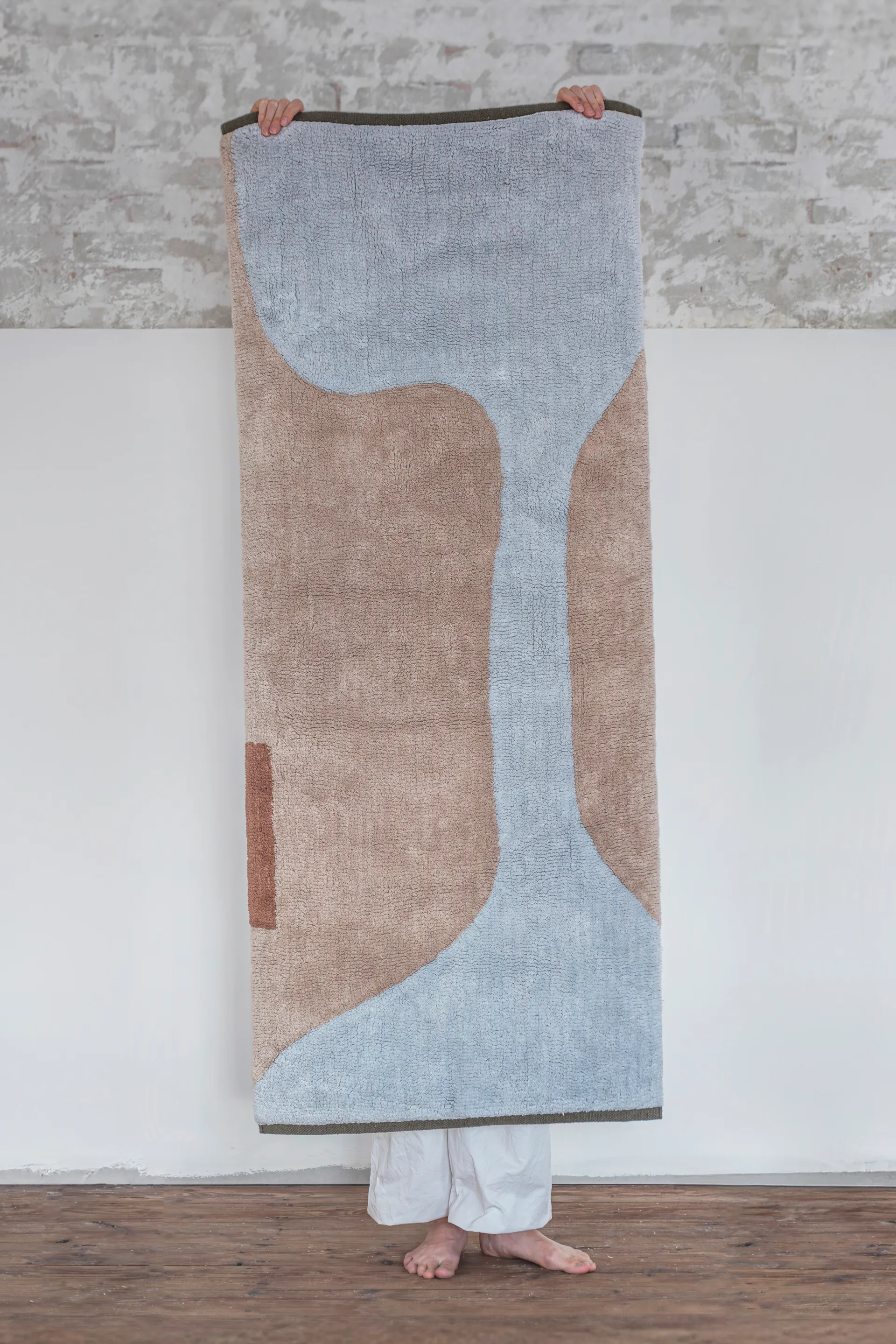 Dywan Figura, Light blue, 70x150 cm Mette Ditmer