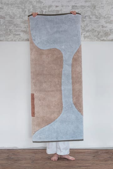 Dywan Figura - Light blue, 70x150 cm - Mette Ditmer