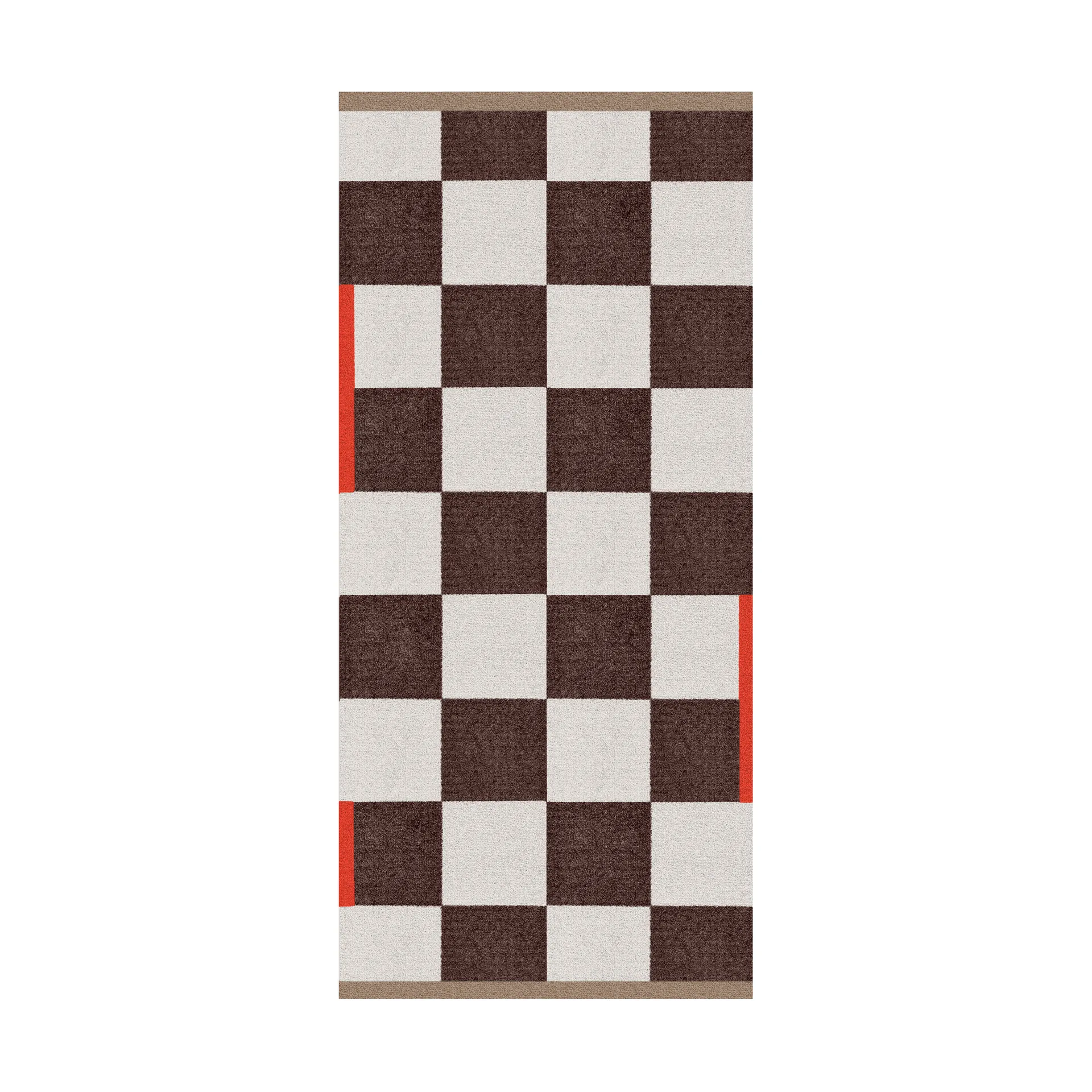 Dywan Square all-round large, Brown Mette Ditmer