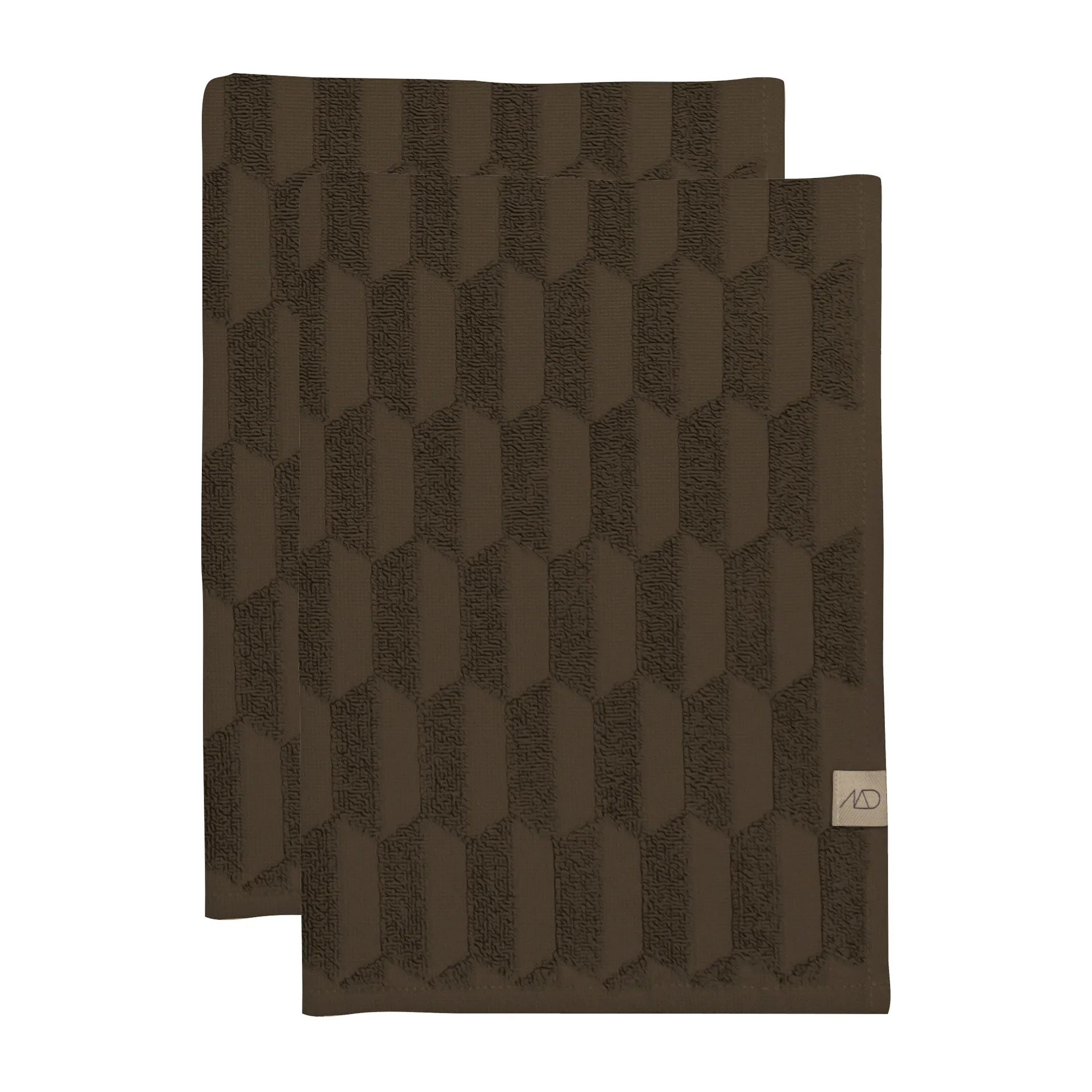 Geo ręcznik dla gości 2-pak, Chocolate Mette Ditmer