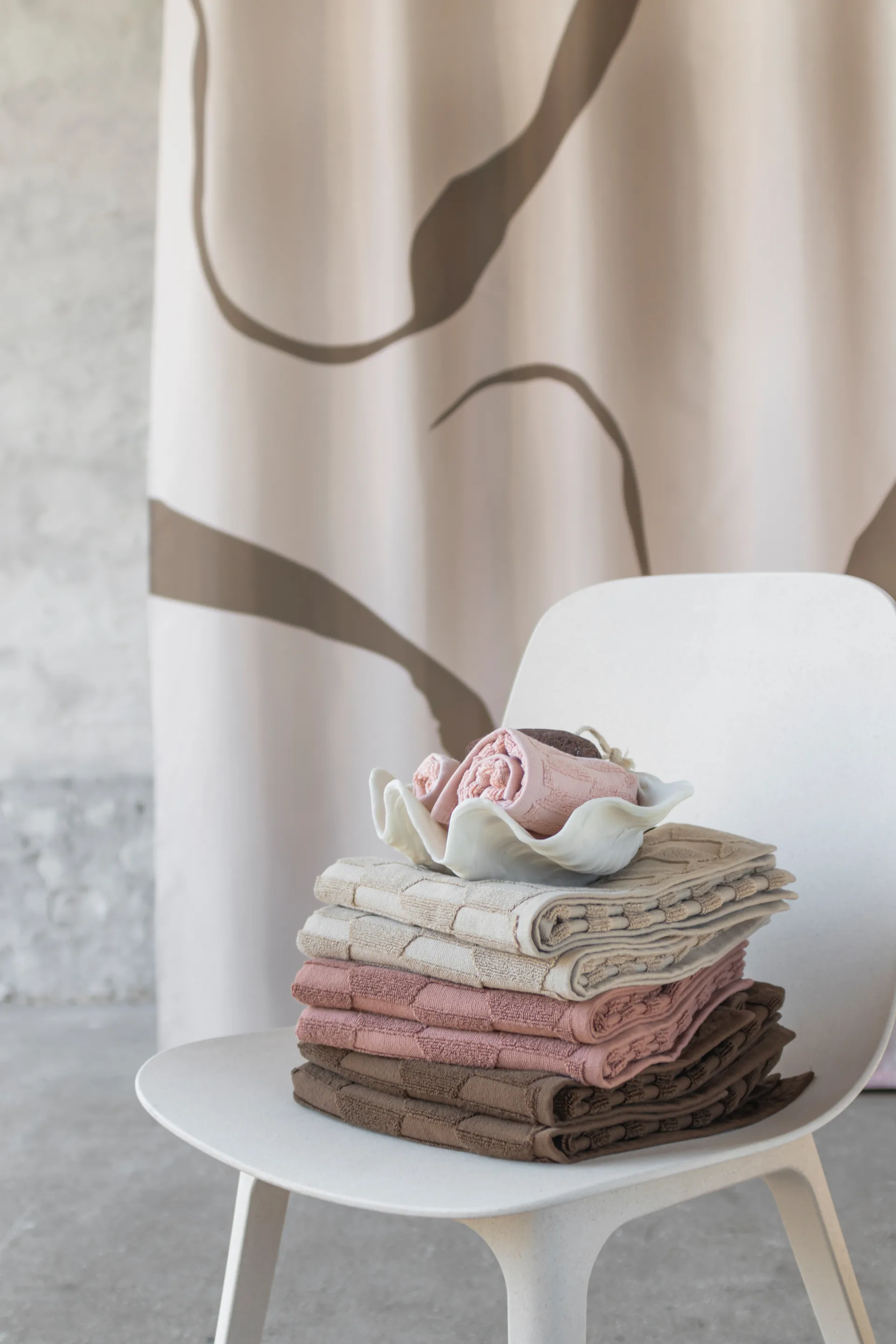 Geo ręcznik dla gości 2-pak, Chocolate Mette Ditmer