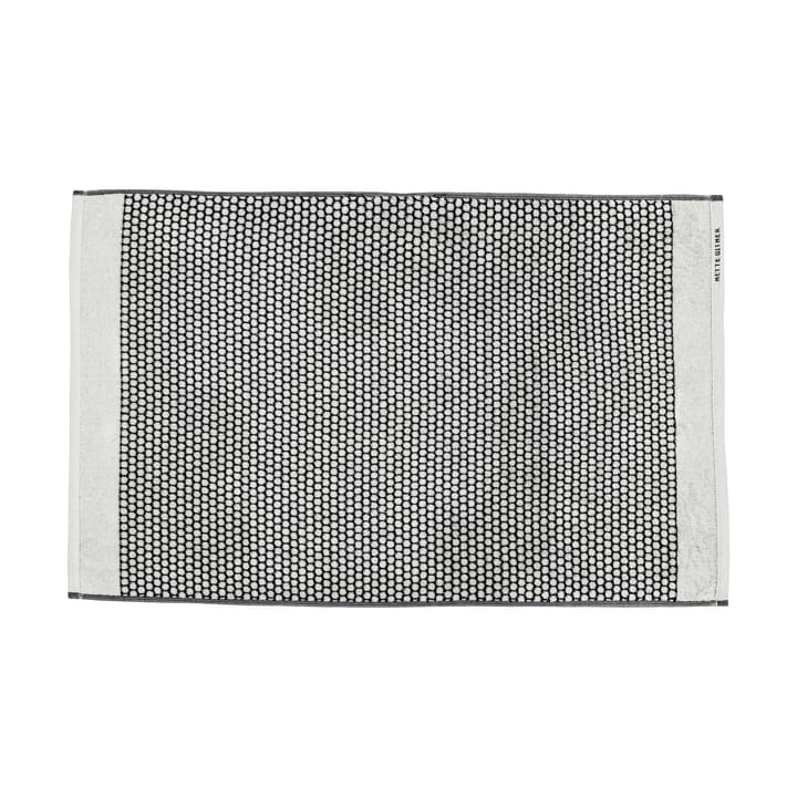 Grid dywanik łazienkowy 50x80 cm - Czarny-off white - Mette Ditmer