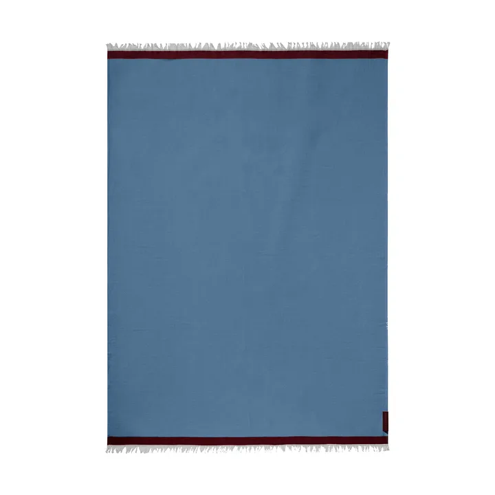 Koc Duet - Blue-Beige (niebiesko-beżowy), 130x175 cm - Mette Ditmer