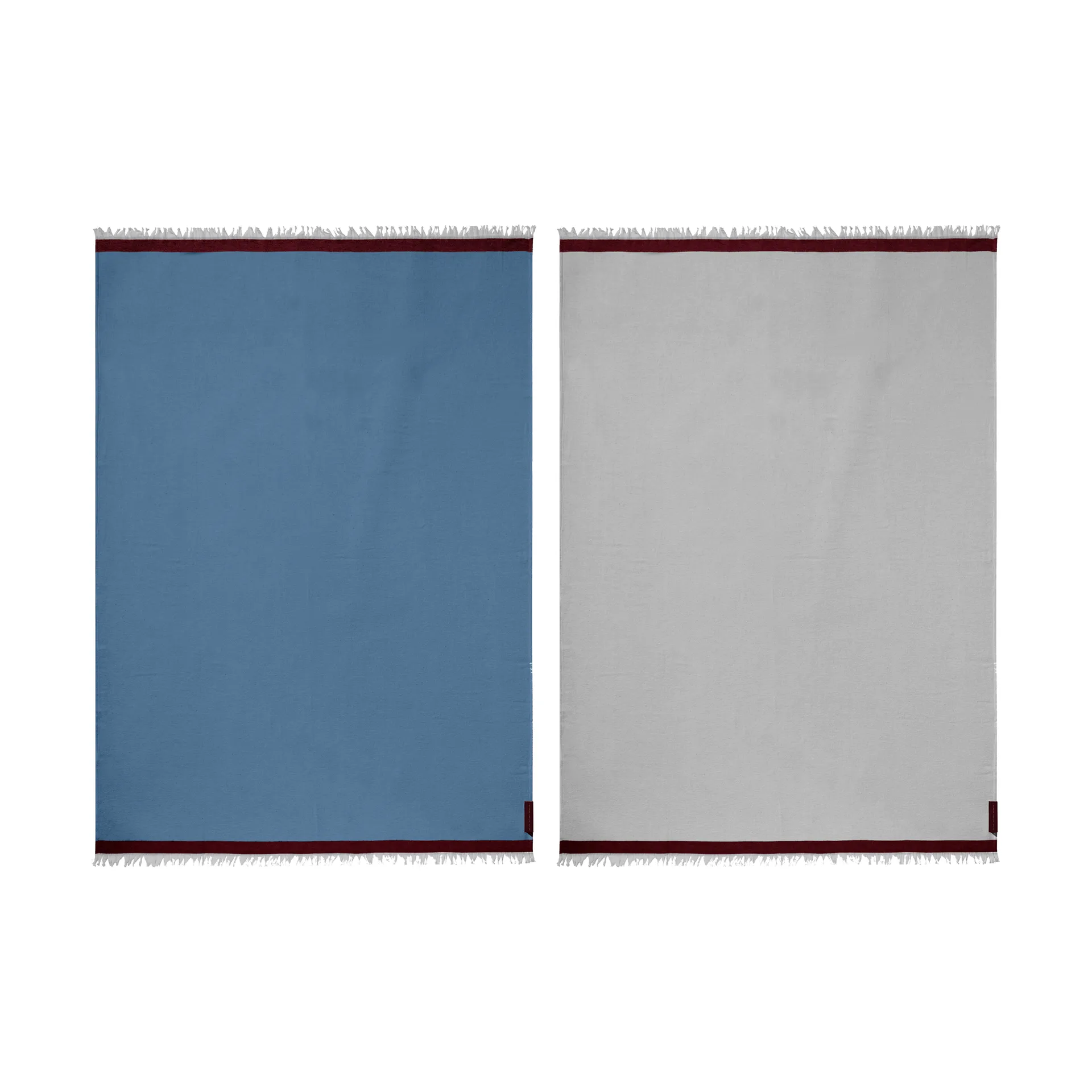Koc Duet, Blue-Beige (niebiesko-beżowy), 130x175 cm Mette Ditmer