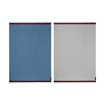 Koc Duet - Blue-Beige (niebiesko-beżowy), 130x175 cm - Mette Ditmer