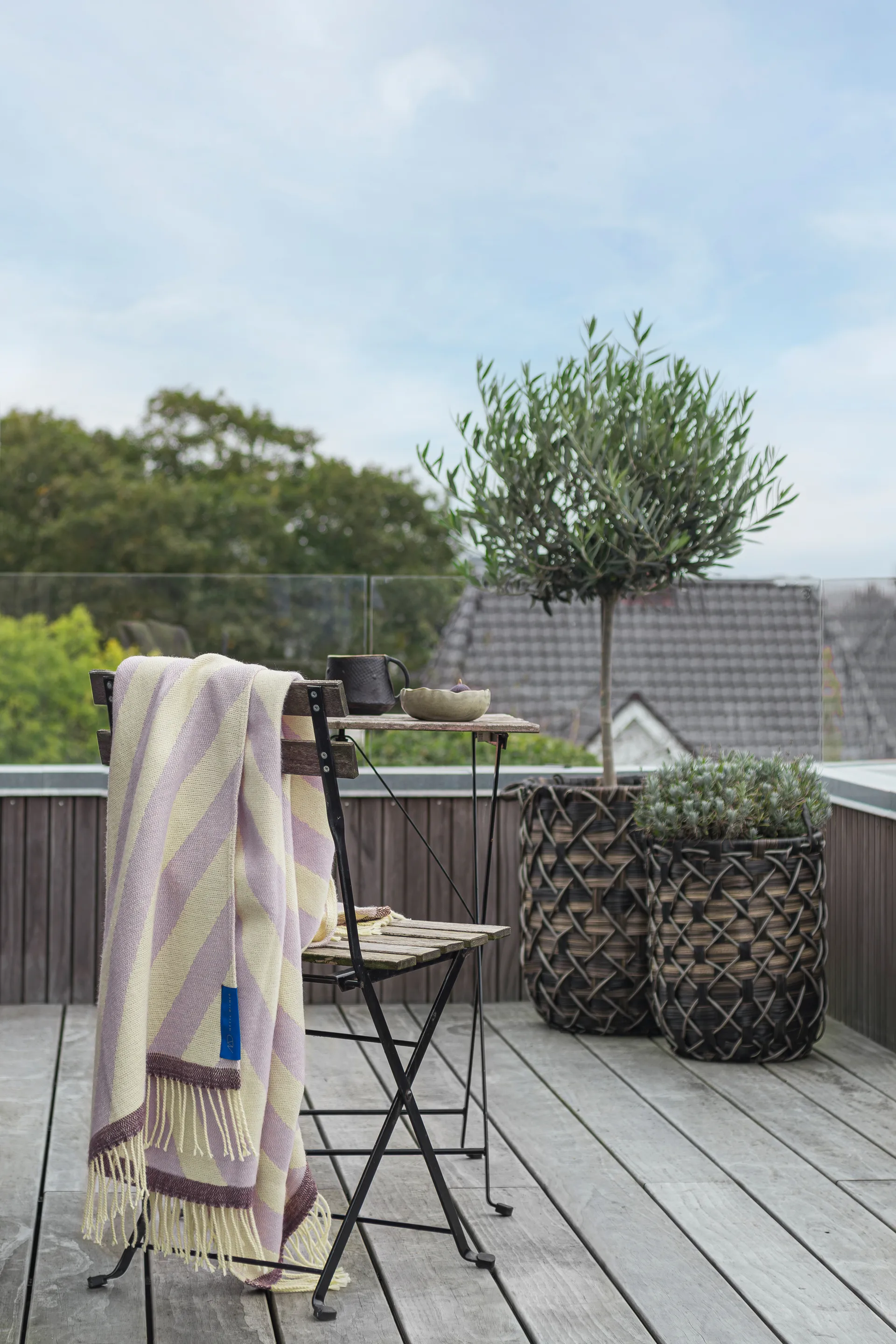 Koc Retro 125x170 cm, Lilac Mette Ditmer