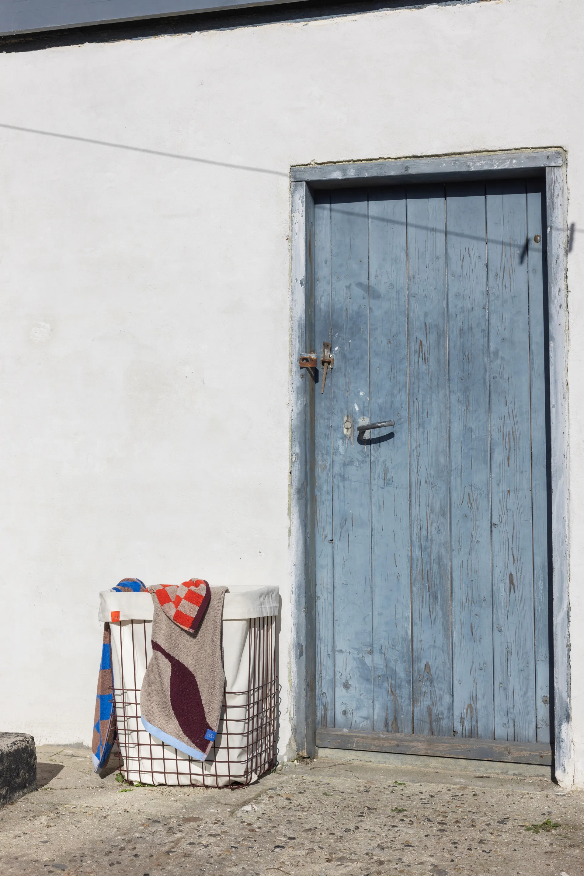 Kosz do przechowywania Store-it z torbą bawełnianą large, Wine Mette Ditmer