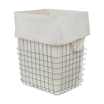 Kosz do przechowywania Store-it z torbą bawełnianą large - Zieleń tymianku - Mette Ditmer