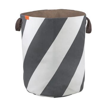 Kosz na pranie Diagonal Ø40x50 cm - Dark grey-off-white - Mette Ditmer