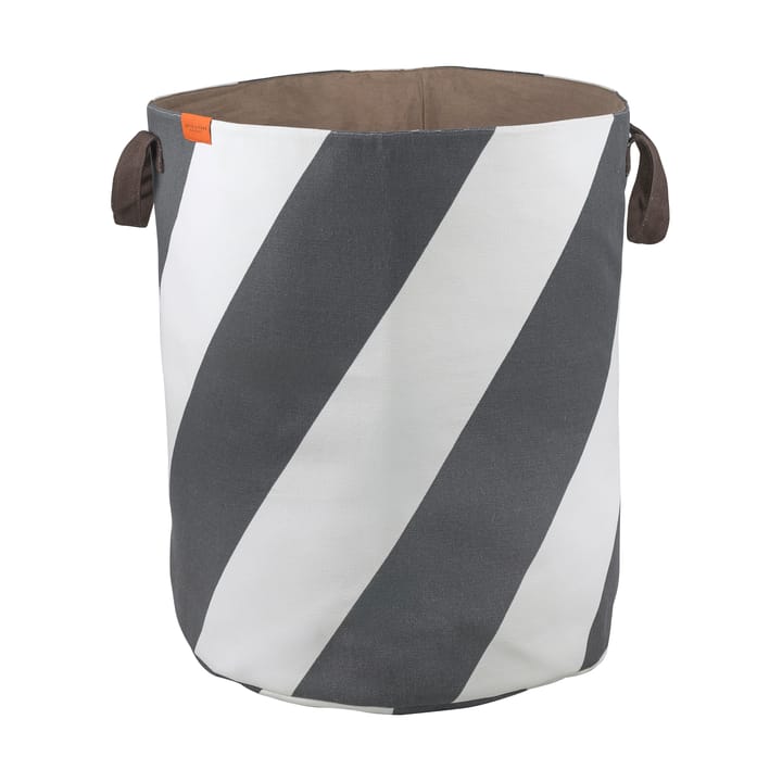 Kosz na pranie Diagonal Ø40x50 cm, Dark grey-off-white Mette Ditmer