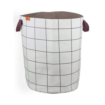 Kosz na pranie Mesh Ø40x50 cm - Brown-Off-white - Mette Ditmer