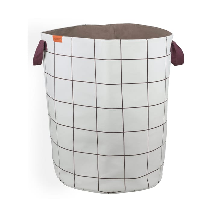 Kosz na pranie Mesh Ø40x50 cm, Brown-Off-white Mette Ditmer
