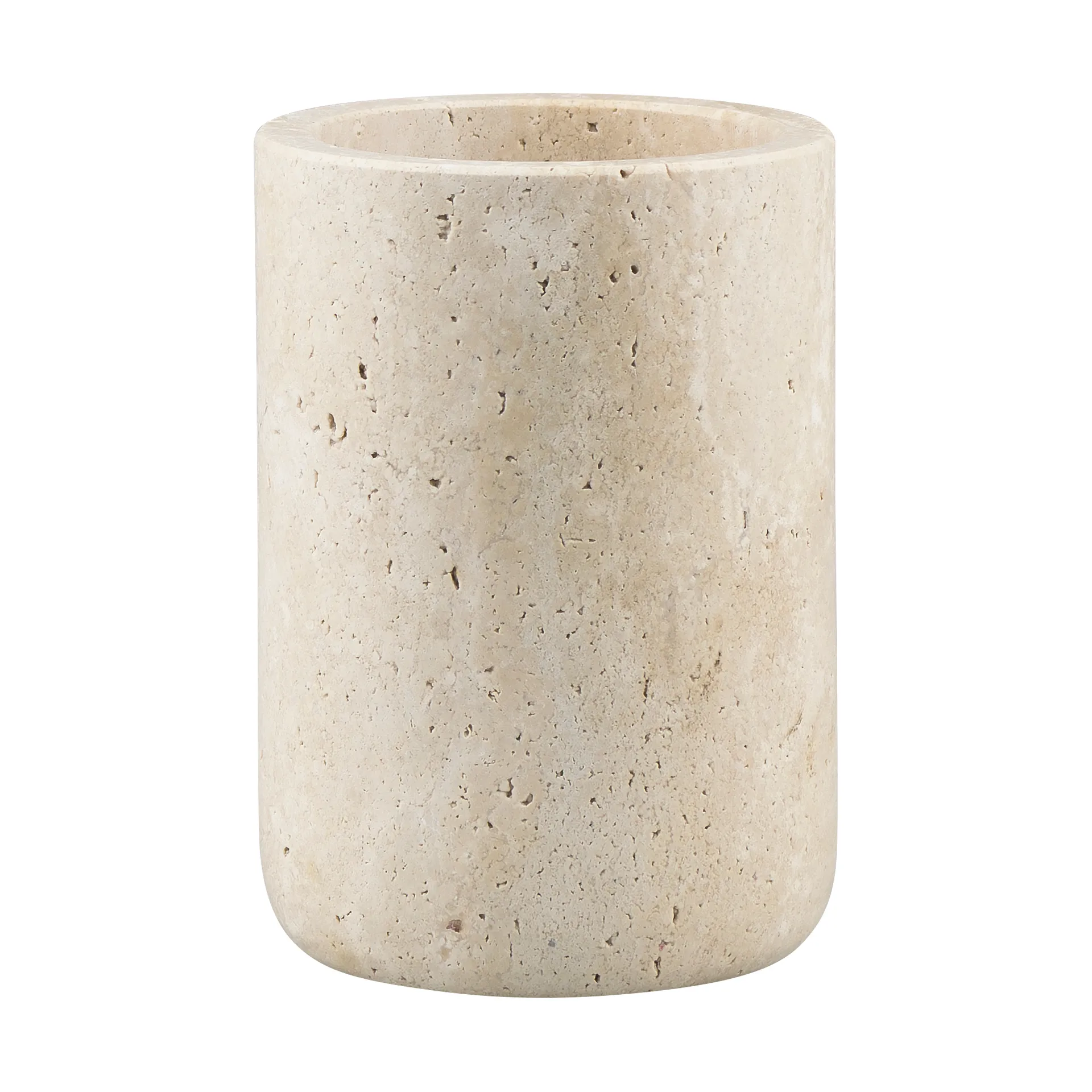Kubek na szczoteczkę do zębów Travertine 10 cm, Linen Mette Ditmer