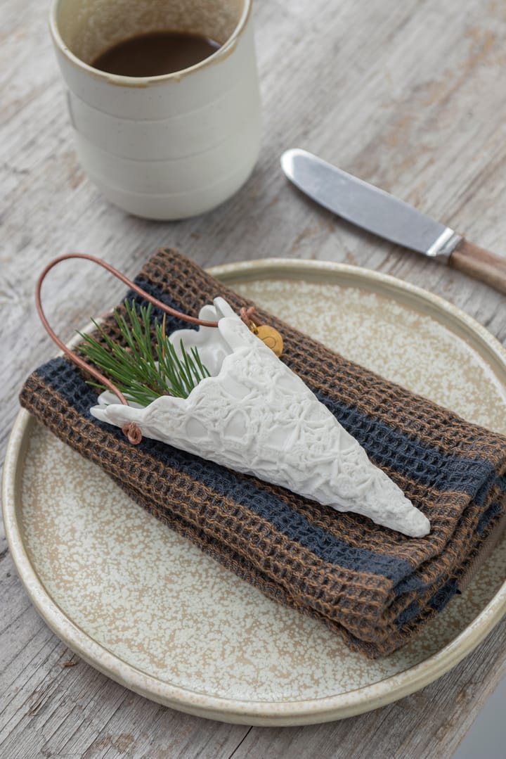 Lace Rożek bożonarodzeniowy 2 szt., Off-white Mette Ditmer
