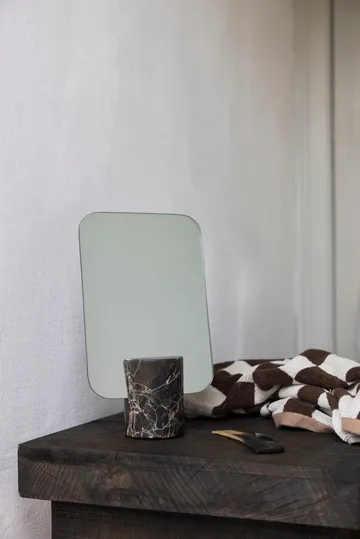 Lusterko stołowe Marble - Brown, 30 cm - Mette Ditmer