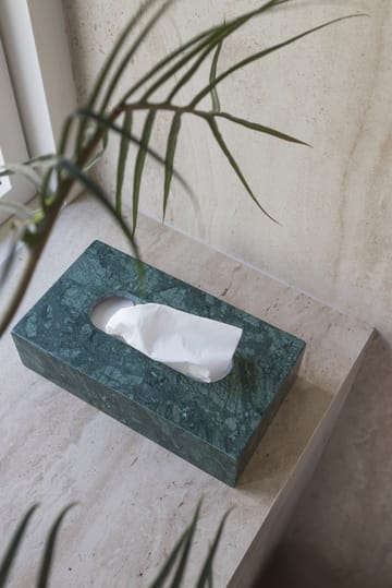 Marble pudełko do chusteczek 14x25,5 cm - Dark forest - Mette Ditmer