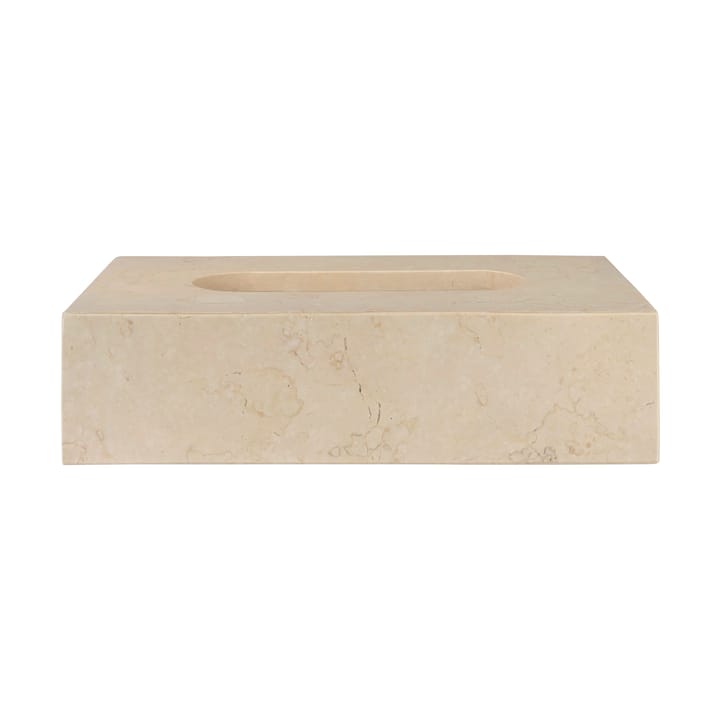 Marble pudełko do chusteczek 14x25,5 cm - Sand - Mette Ditmer