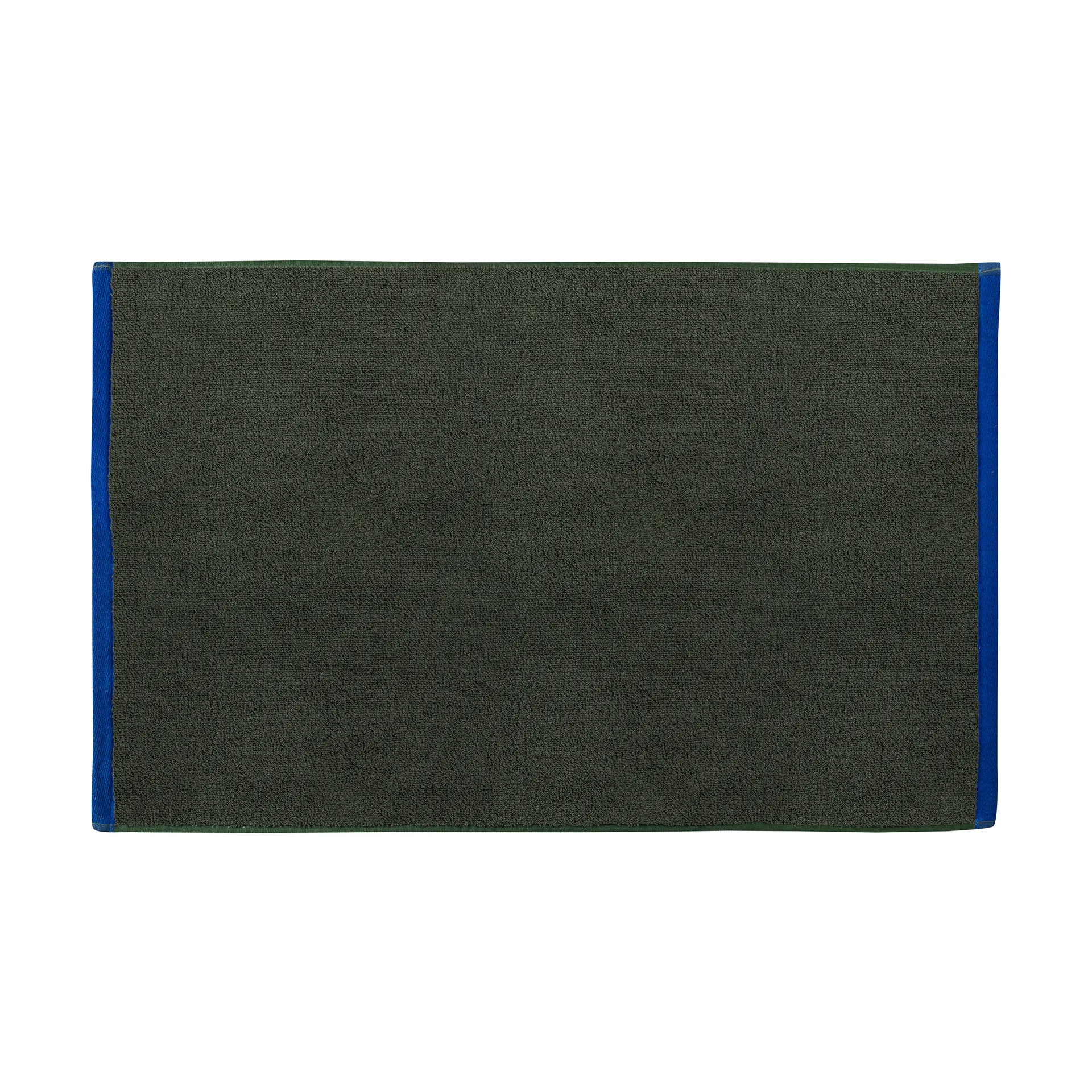Mata łazienkowa Soft 50x80 cm, Dark olive-light blue Mette Ditmer