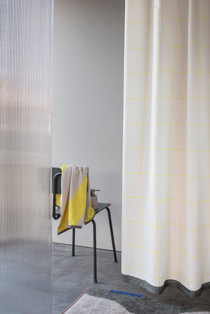 Mesh zasłona prysznicowa 150x200 cm, Yellow Mette Ditmer
