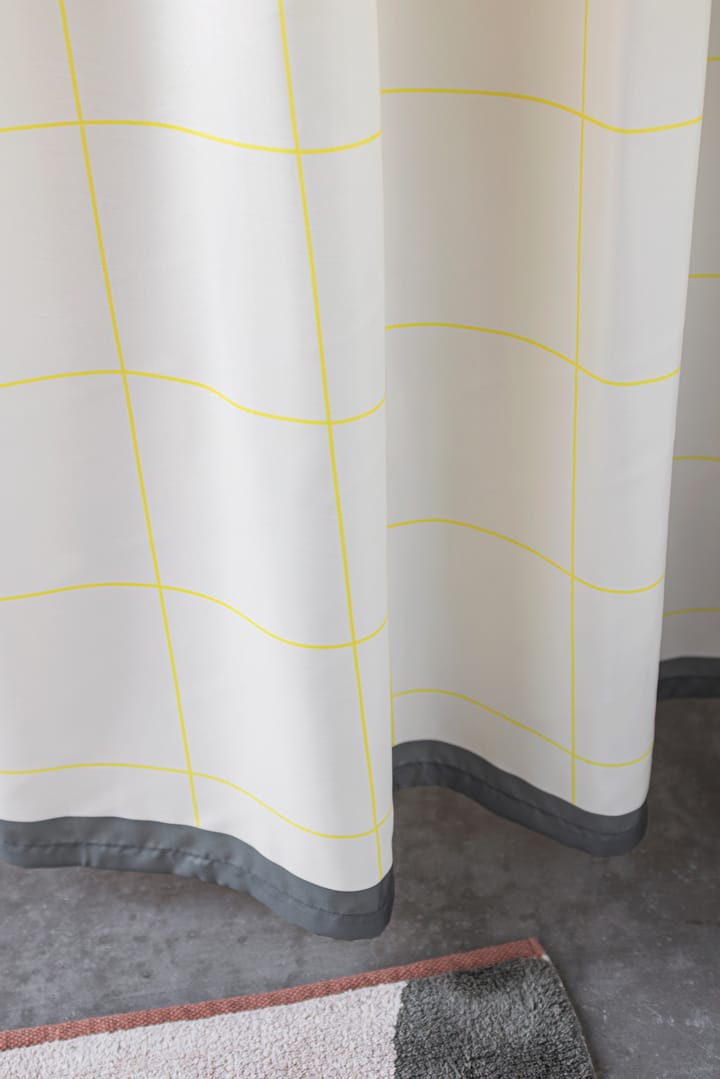 Mesh zasłona prysznicowa 150x200 cm, Yellow Mette Ditmer