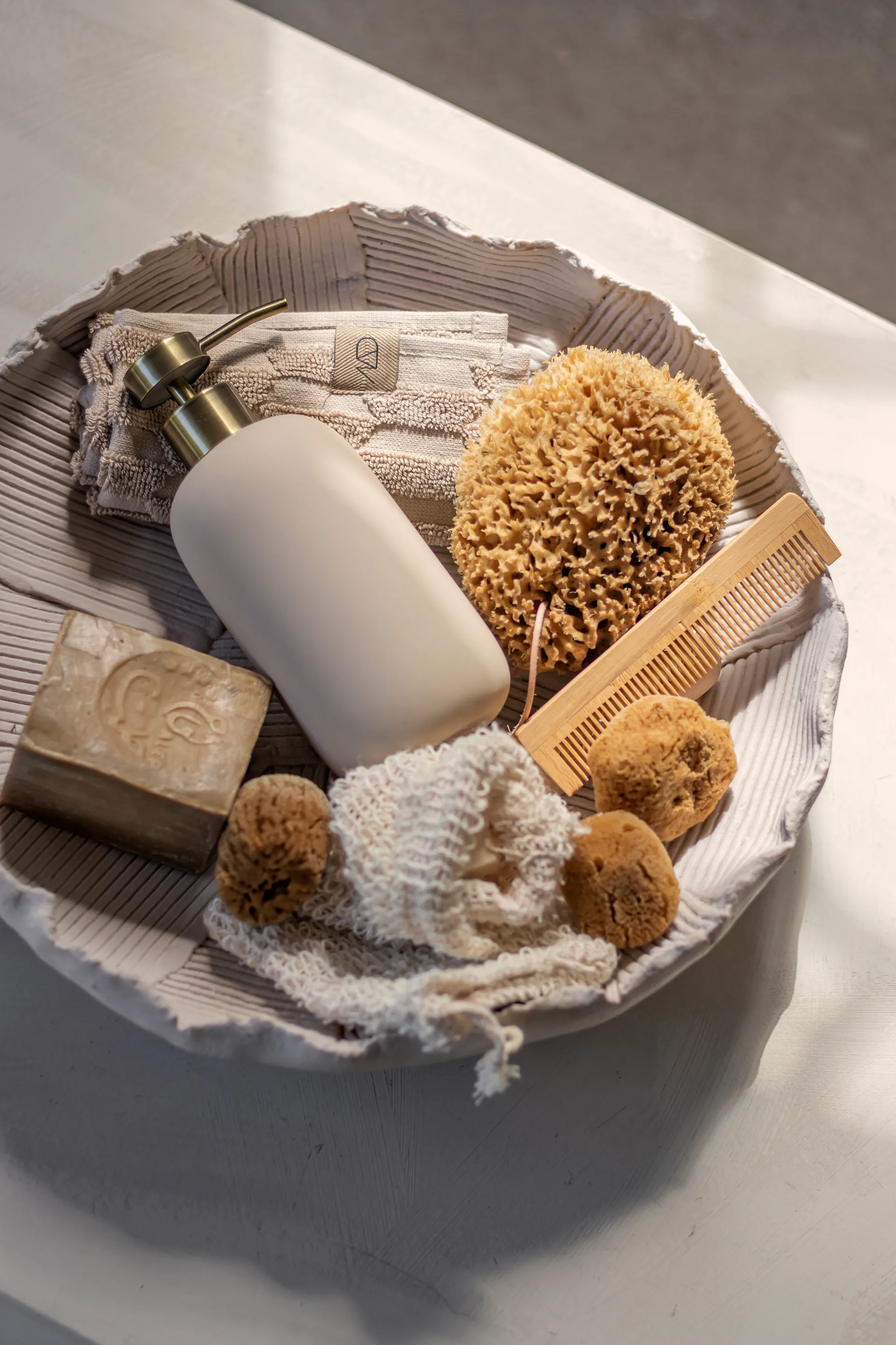 Miska Art piece Ø35 cm, Piaskowy Mette Ditmer