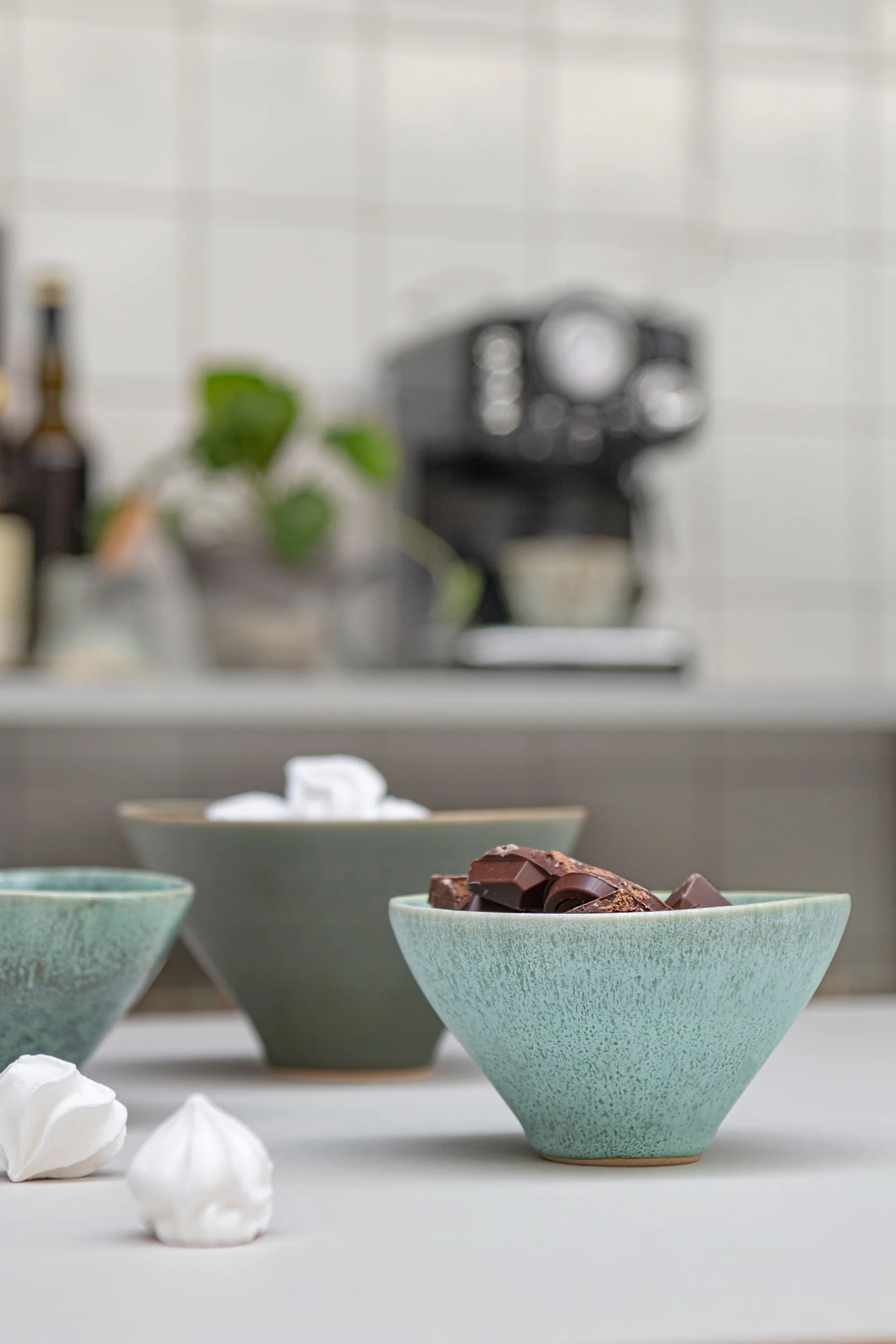 Miska small Elements Ø12 cm 3 części, Green Mette Ditmer