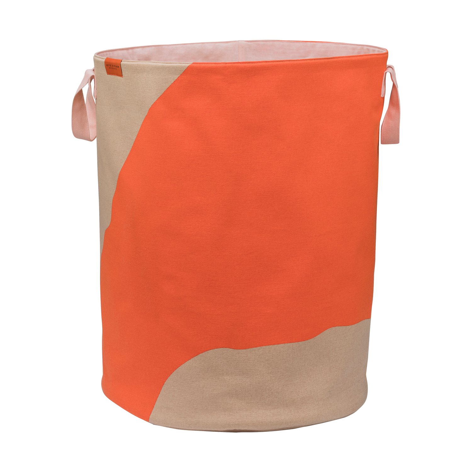Mette Ditmer Nova Arte kosz na pranie 40x40x50 cm Latte-orange